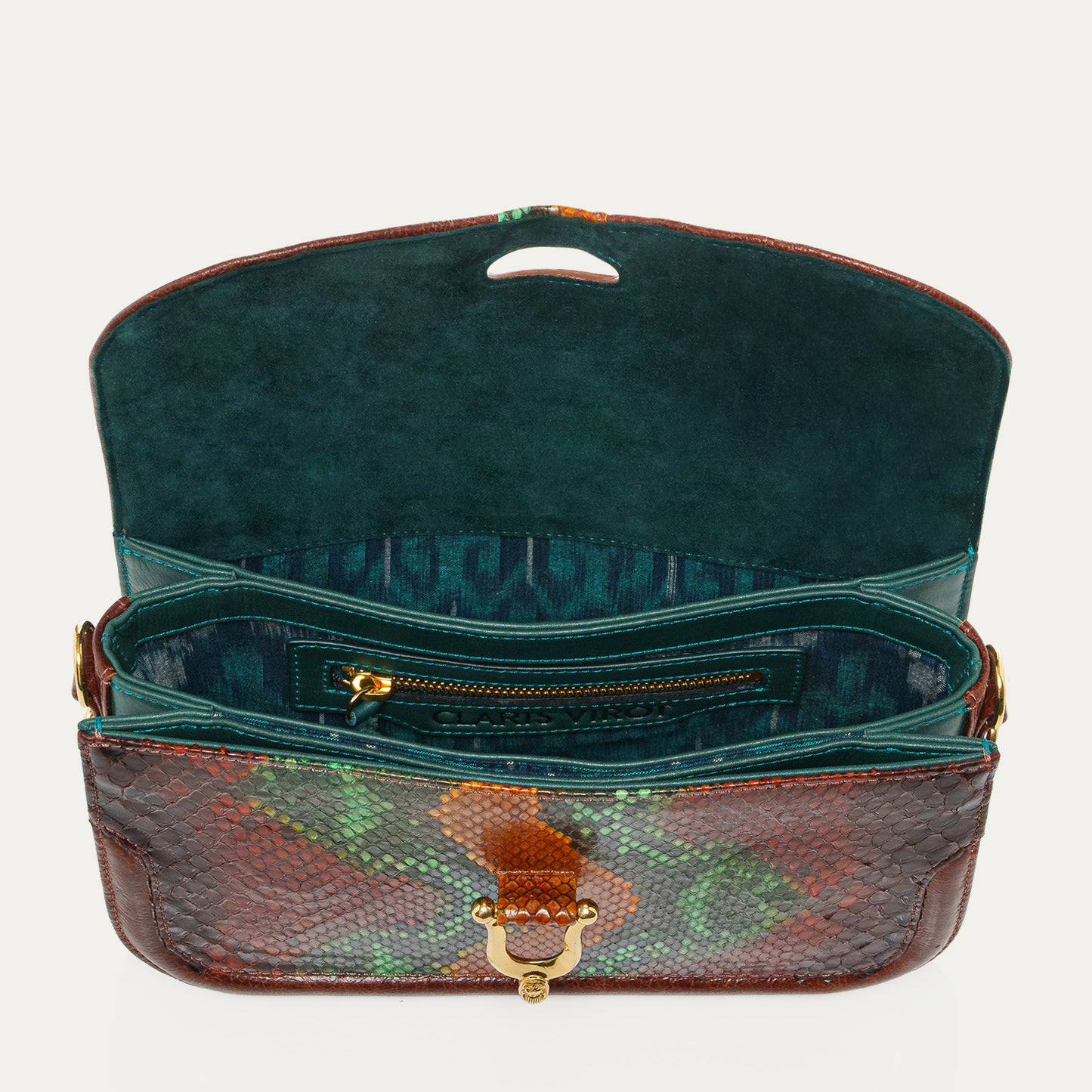 Sac baguette python Mini Manon