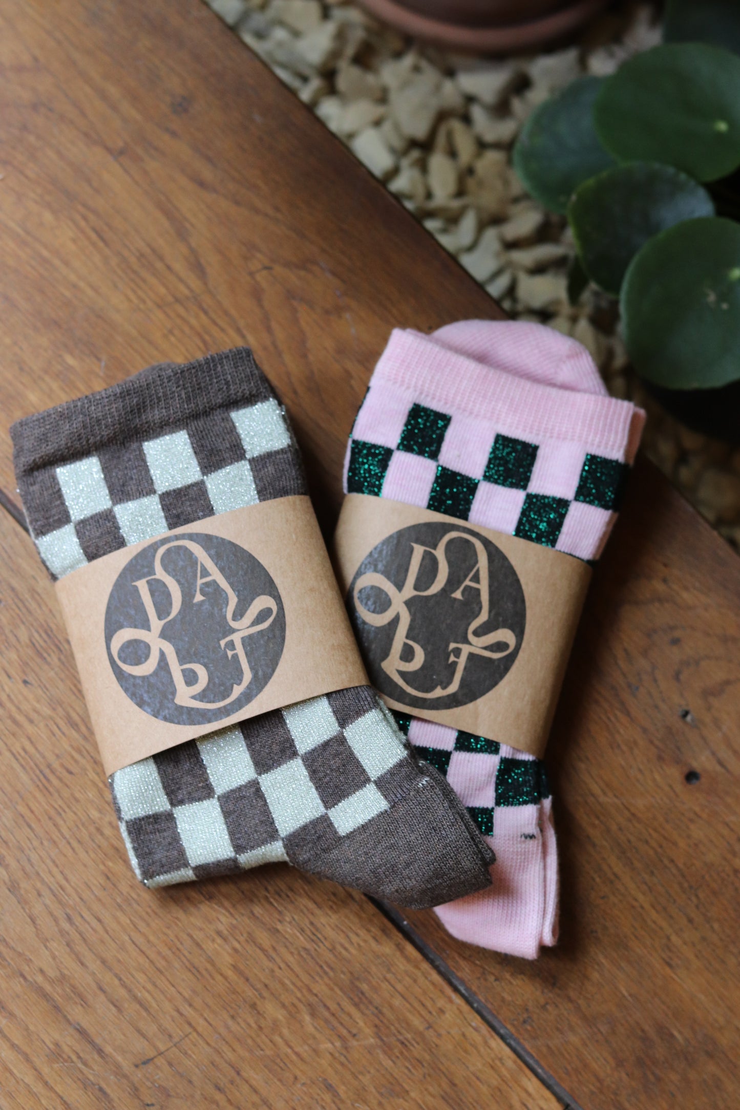 Chaussettes DAMIERS