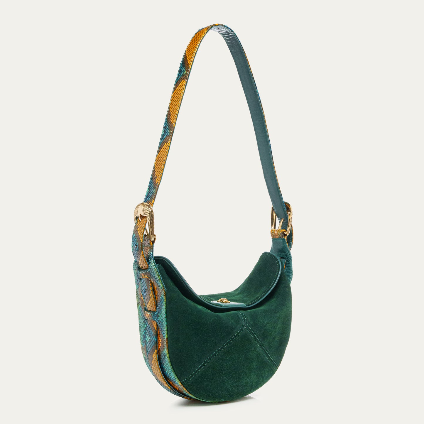 Sac besace veau velours ESTELLE