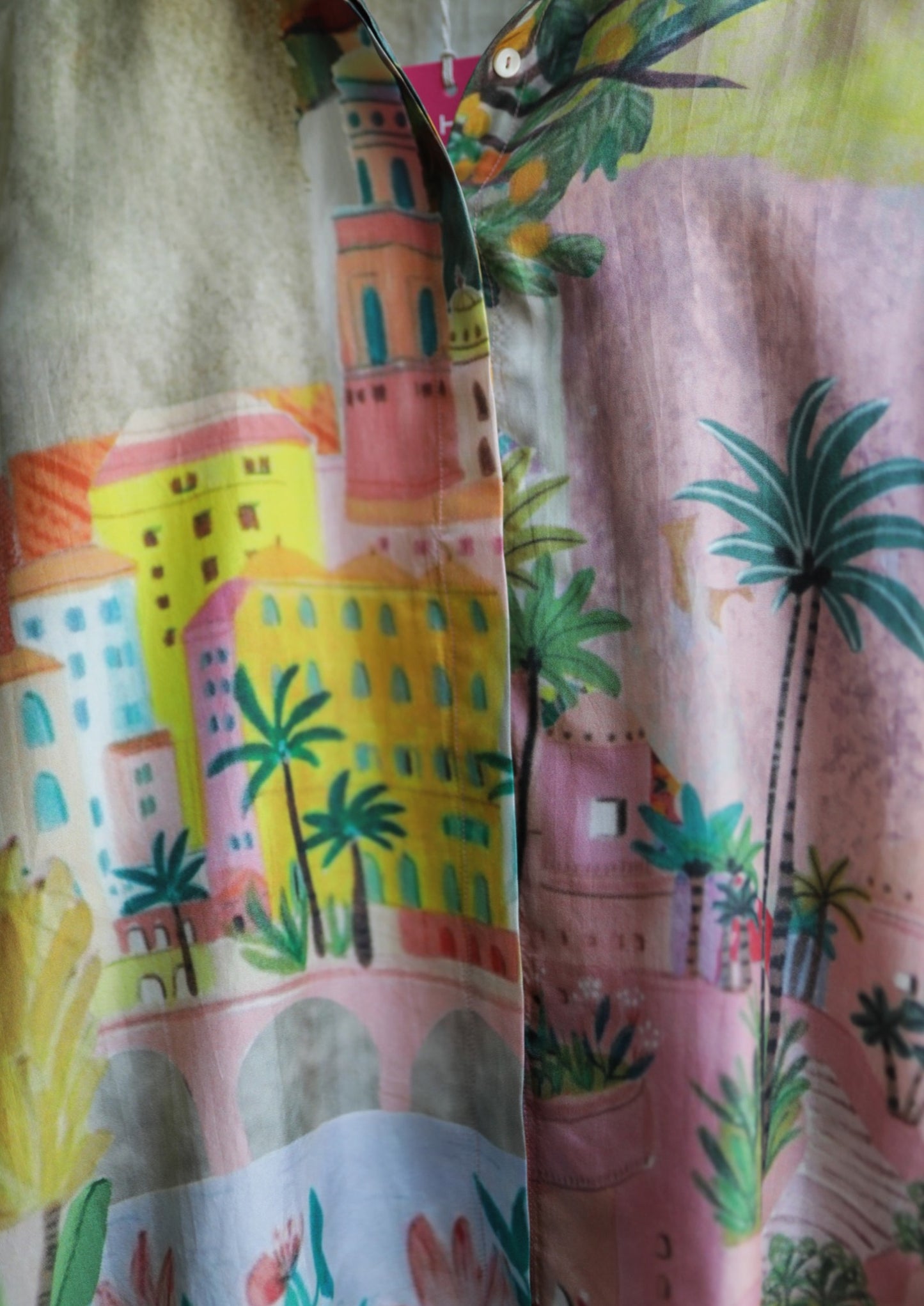 Blouse en soie PALMIERS