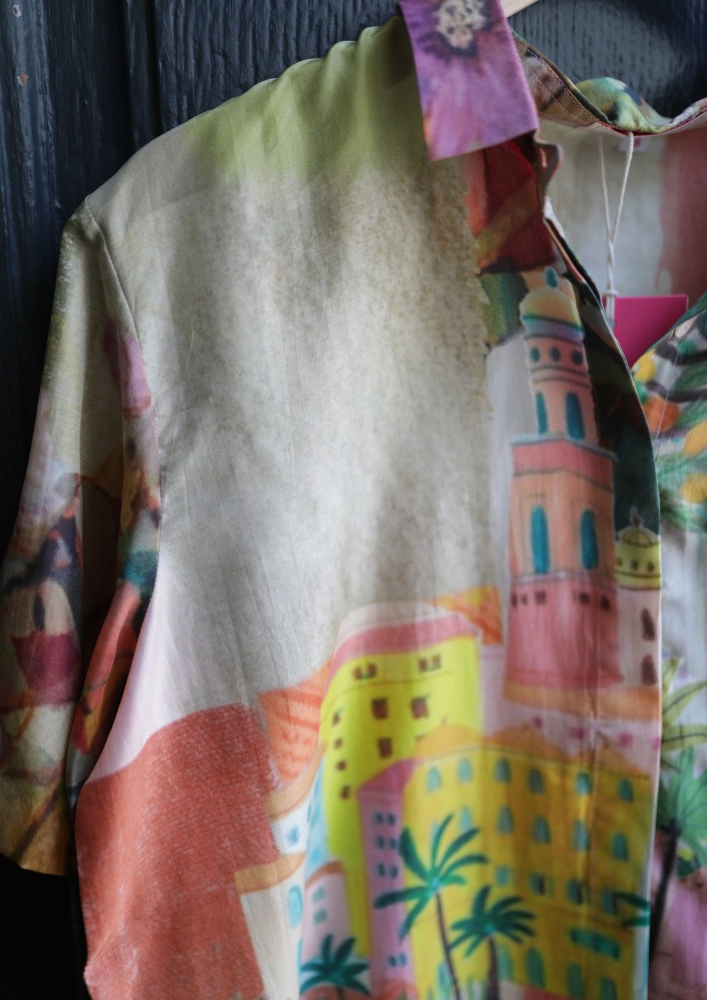 Blouse en soie PALMIERS