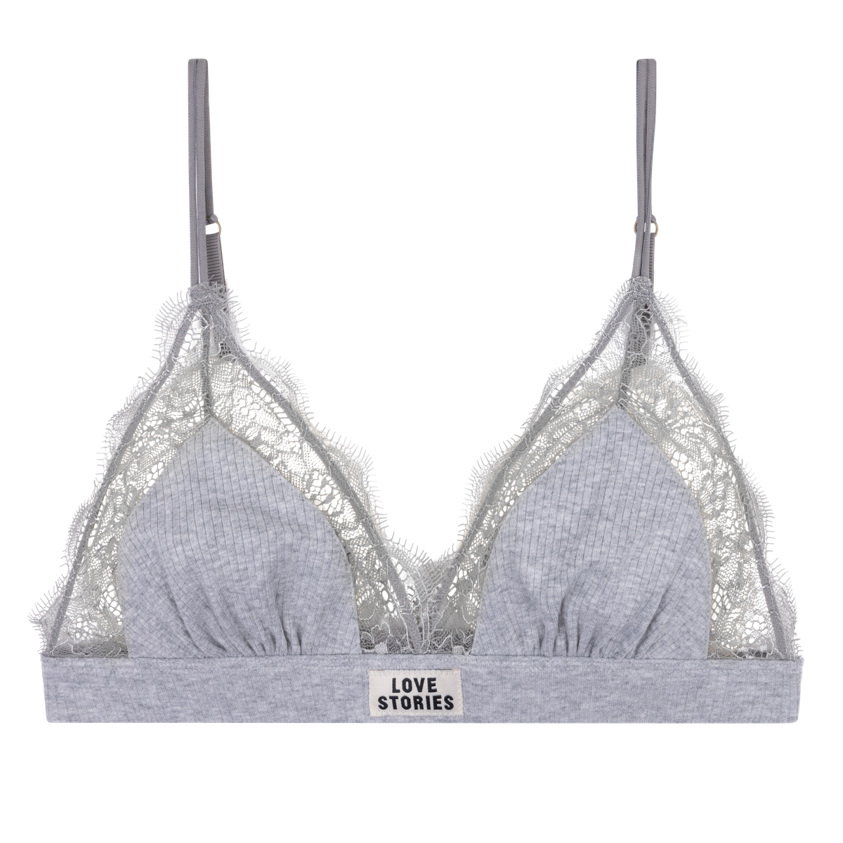 Bralette tricotée triangle LOVE LACE