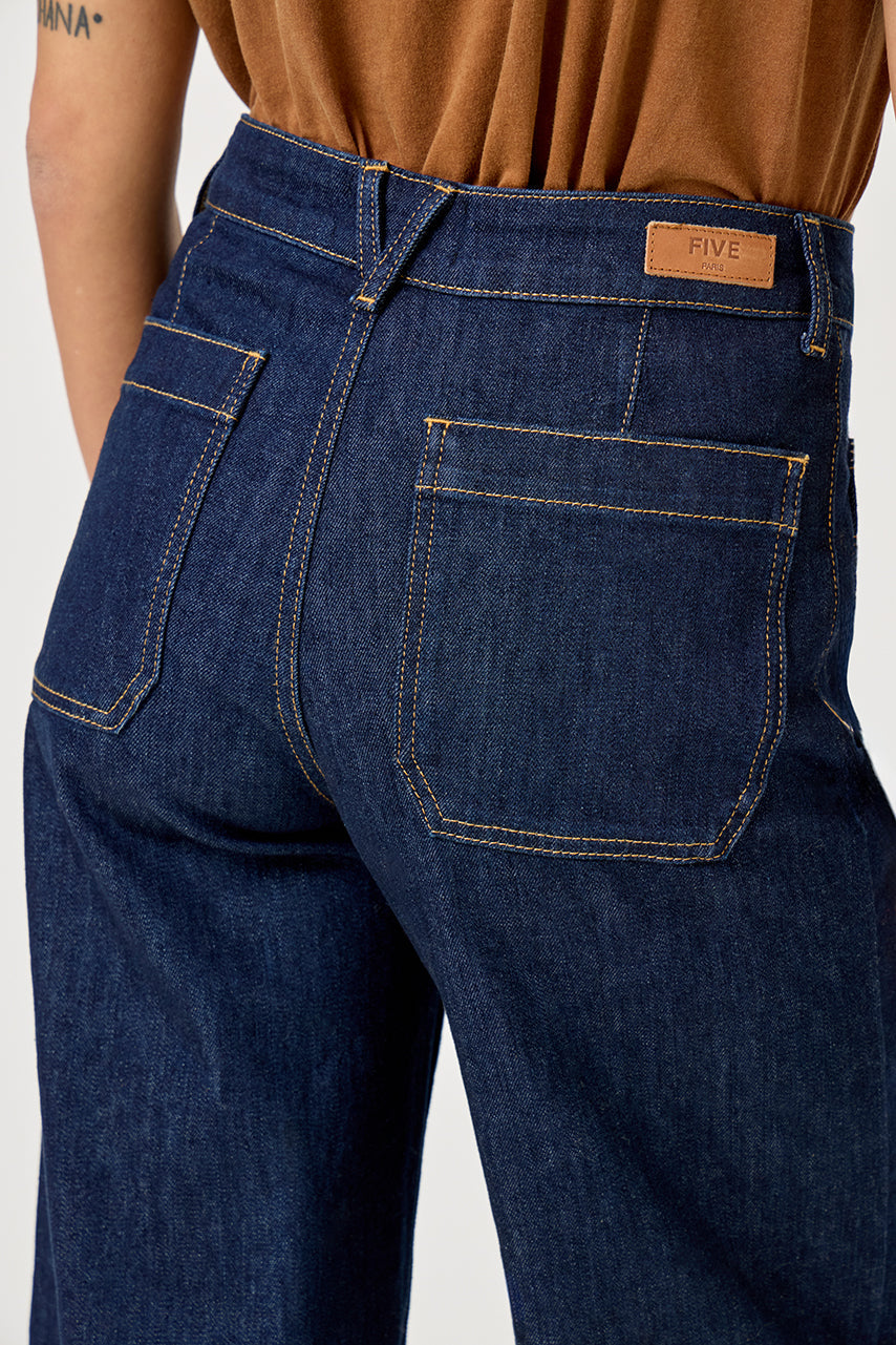 Jeans crop large LUCIA 53558
