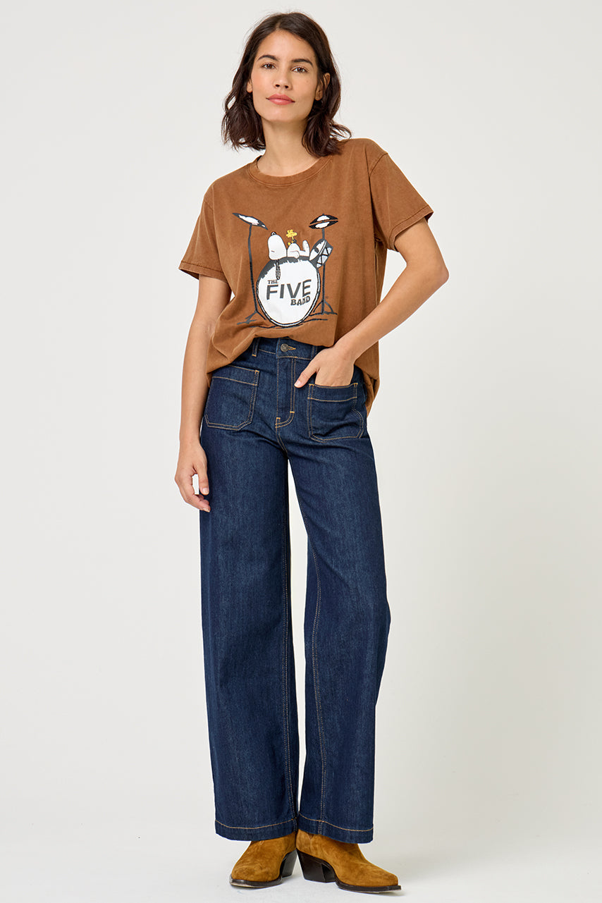 Jeans crop large LUCIA 53558