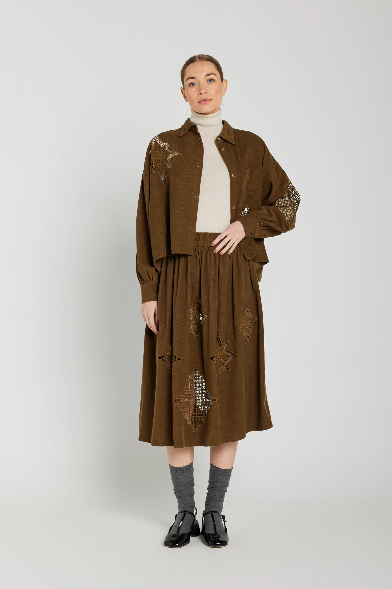 Jupe velours CIANA
