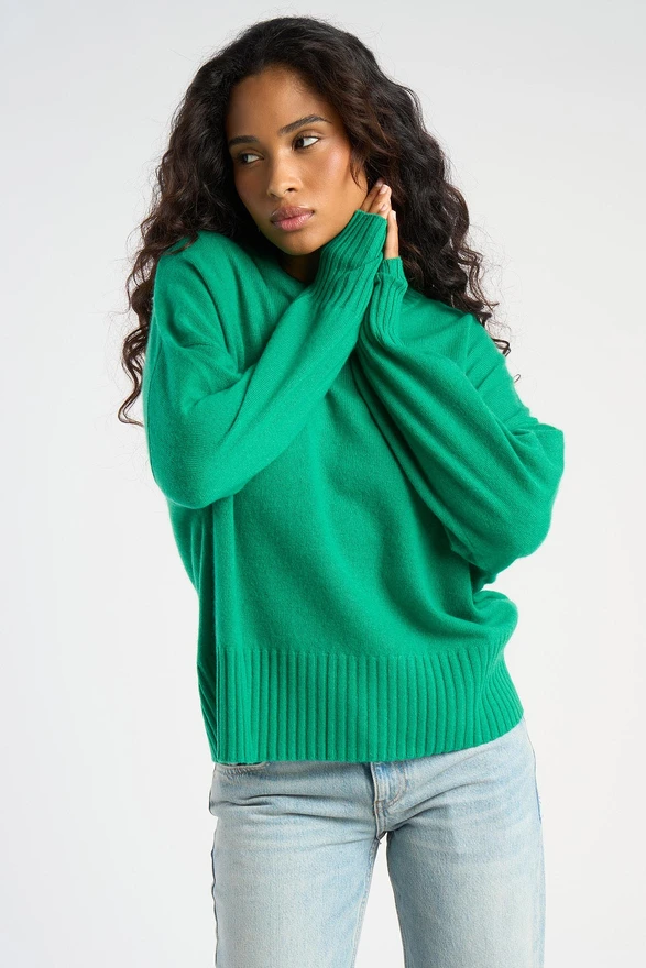 Pull col rond cachemire MONPTILYA