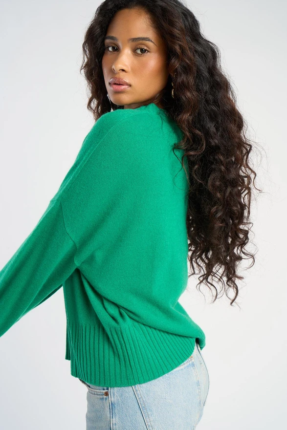 Pull col rond cachemire MONPTILYA