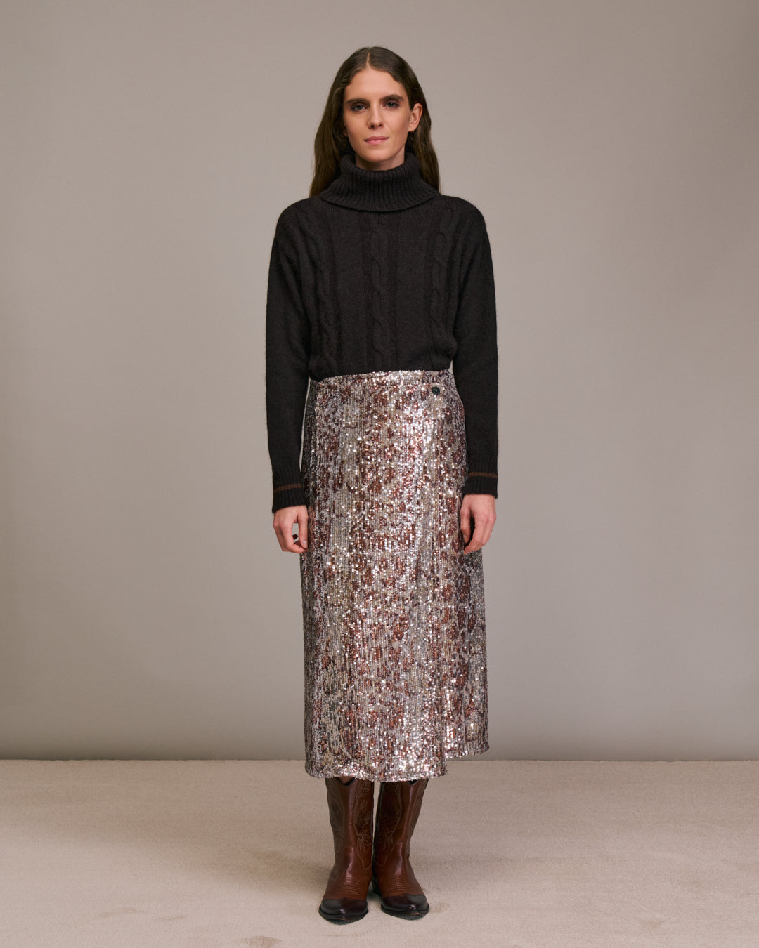 Jupe sequins JOSTO 10628