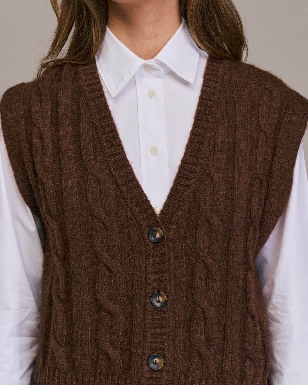 Gilet torsades PESTO 10818