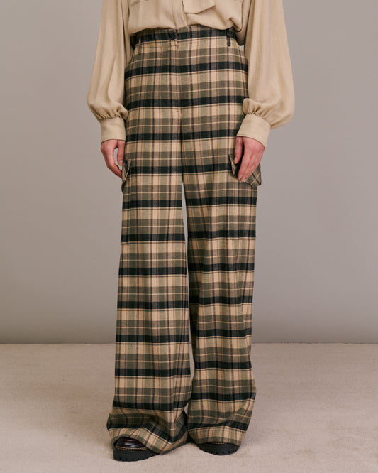Pantalon carreaux PIORICO 10632