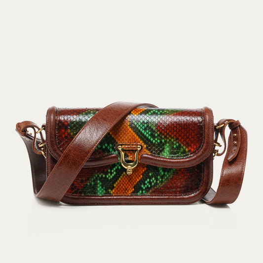 Sac baguette python Mini Manon