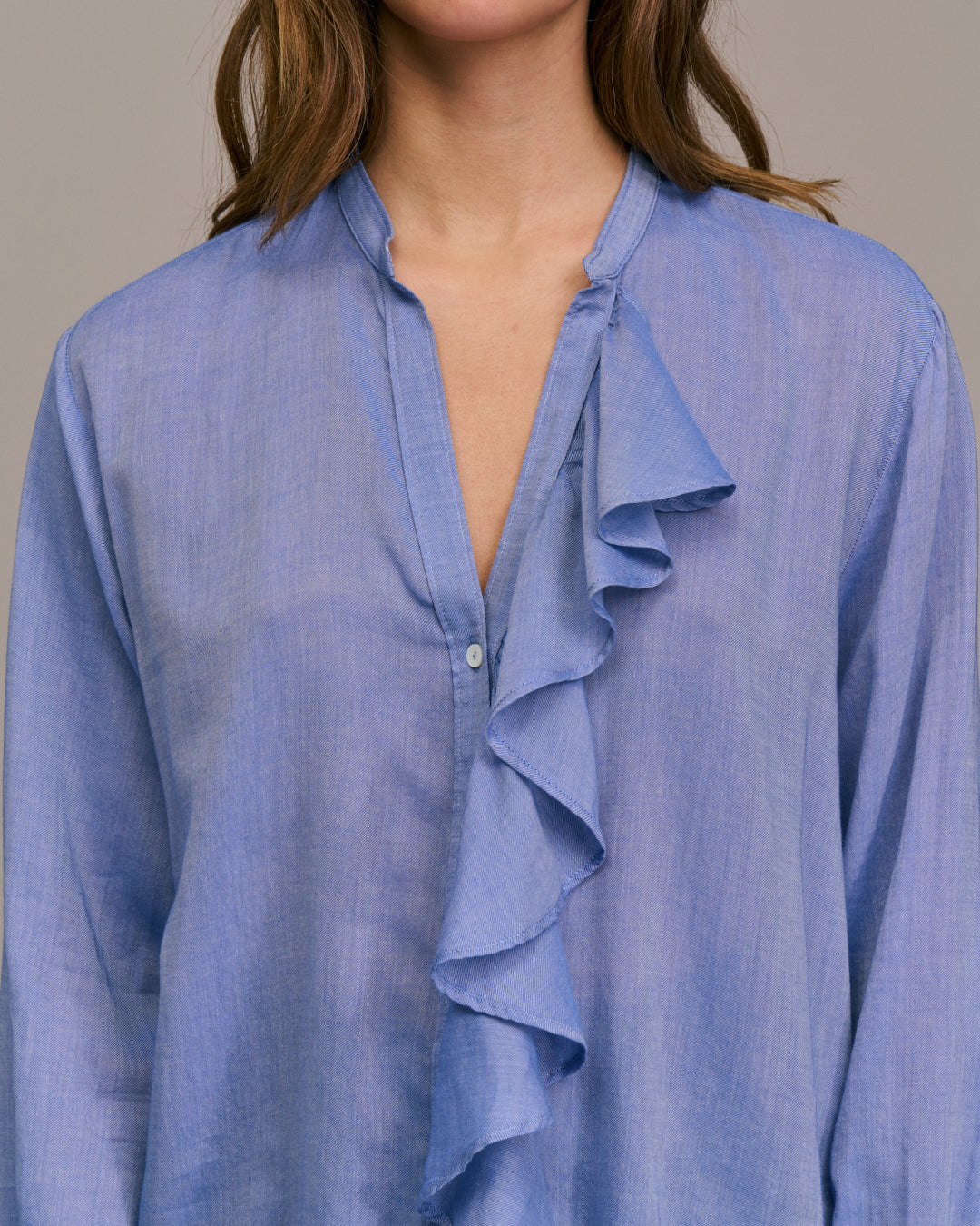Chemise froufrous CENDIA 10674