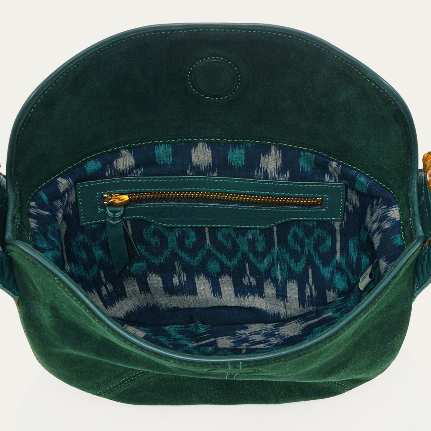 Sac besace veau velours ESTELLE