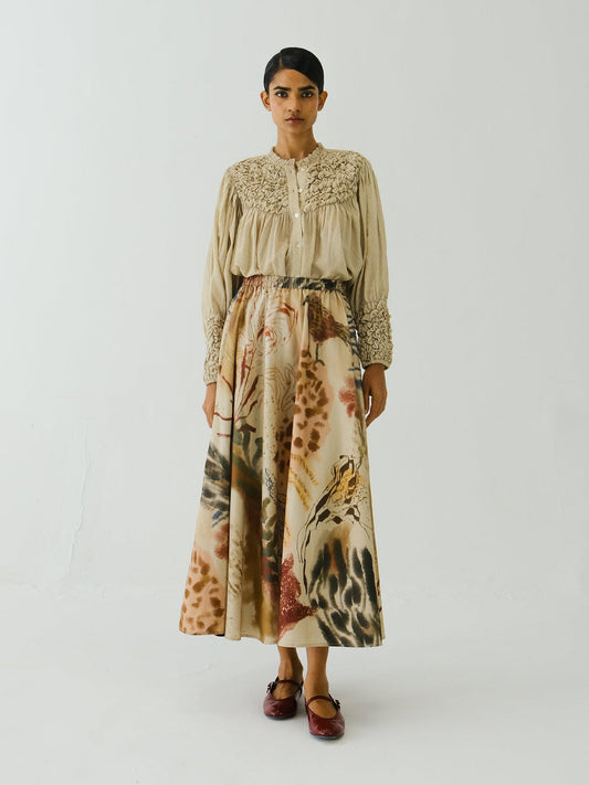 Jupe CIRCLE SKIRT ABSTRACT