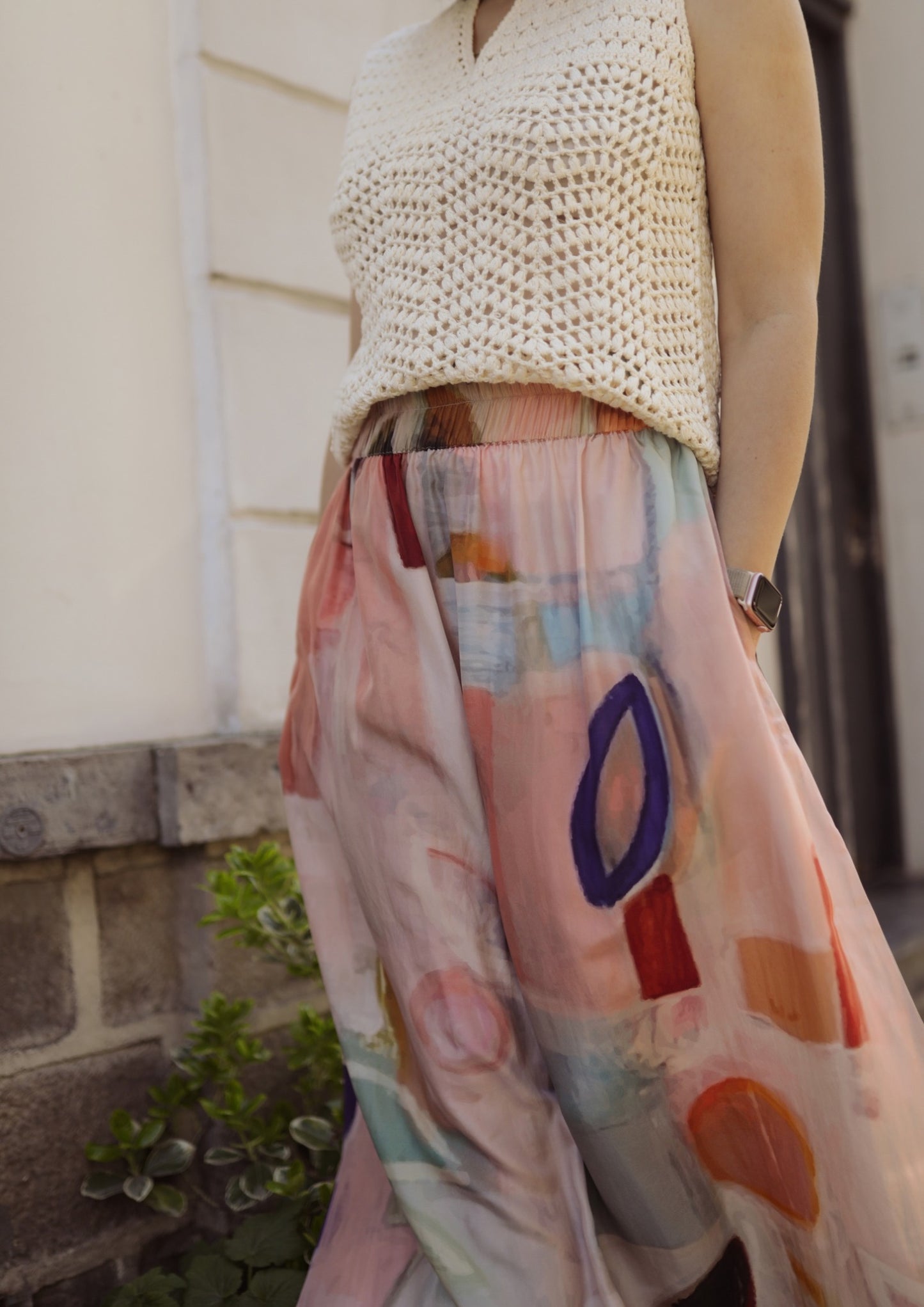 Jupe soie SN-02