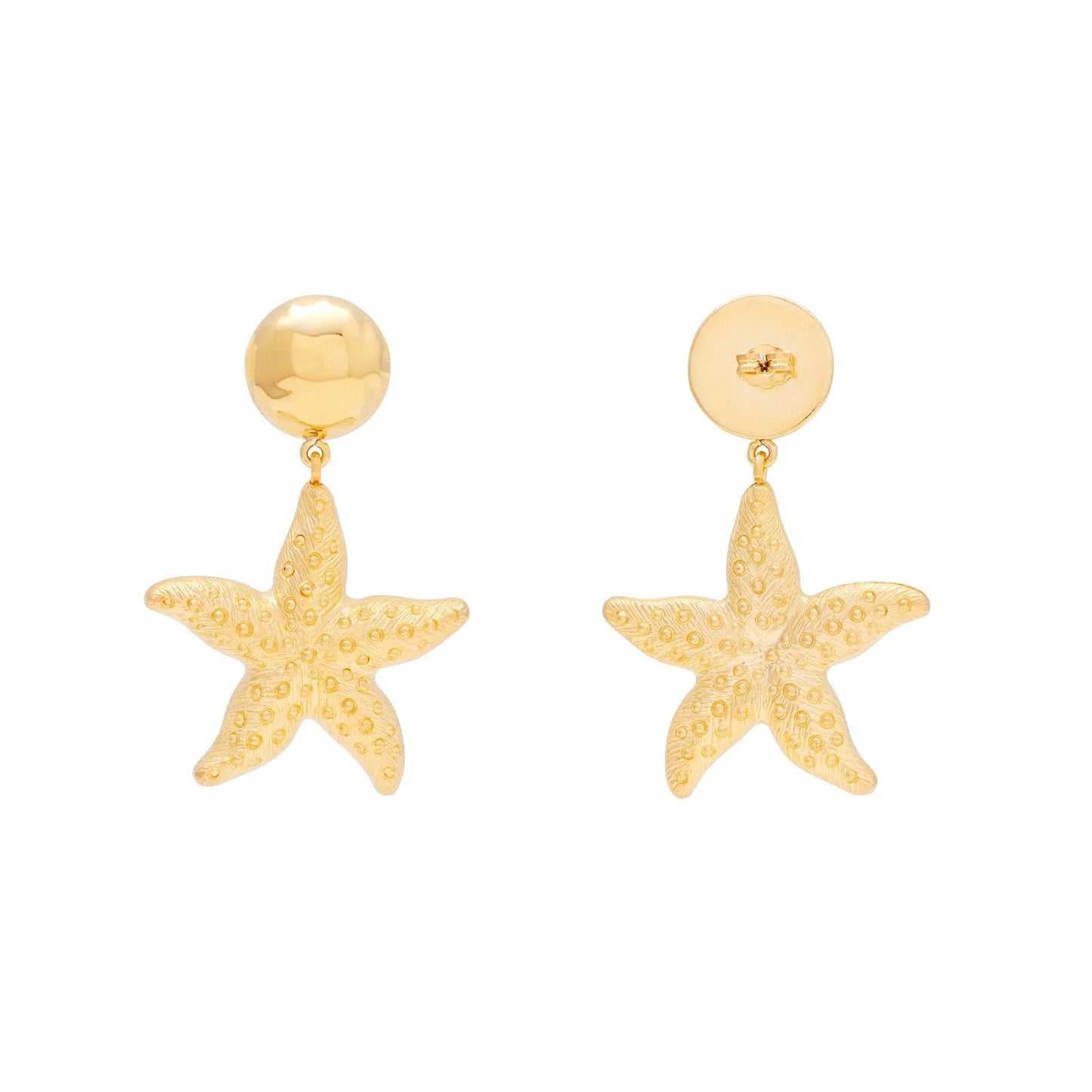 Boucles d'oreilles étoile de mer VB2587GOL