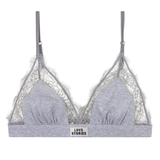 Bralette tricotée triangle LOVE LACE