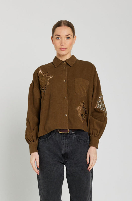 Chemise velours CIANA