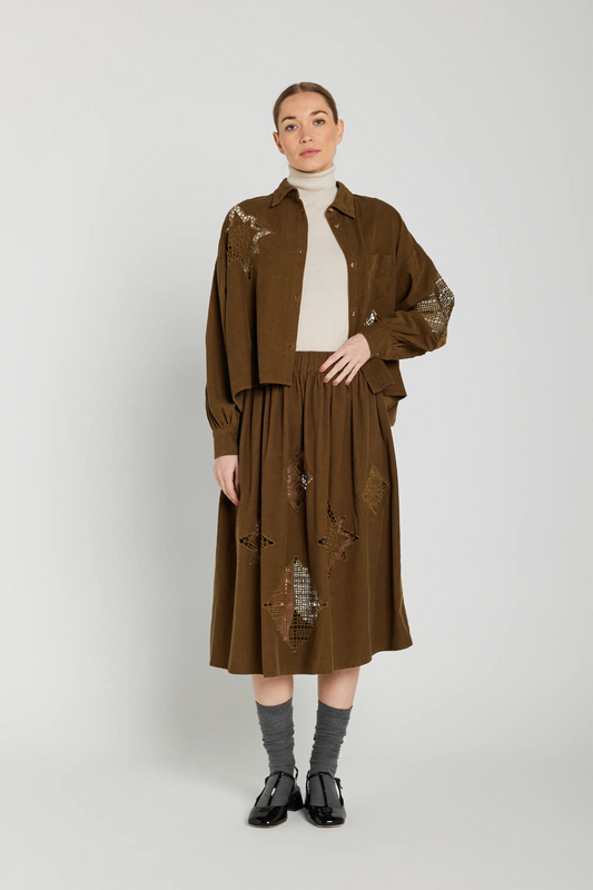 Jupe velours CIANA