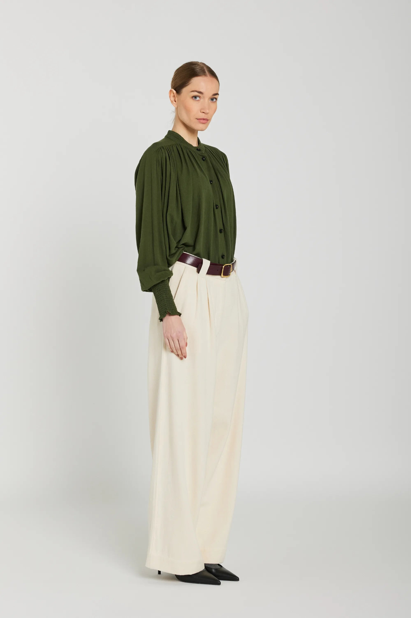 Blouse en soie CESAR