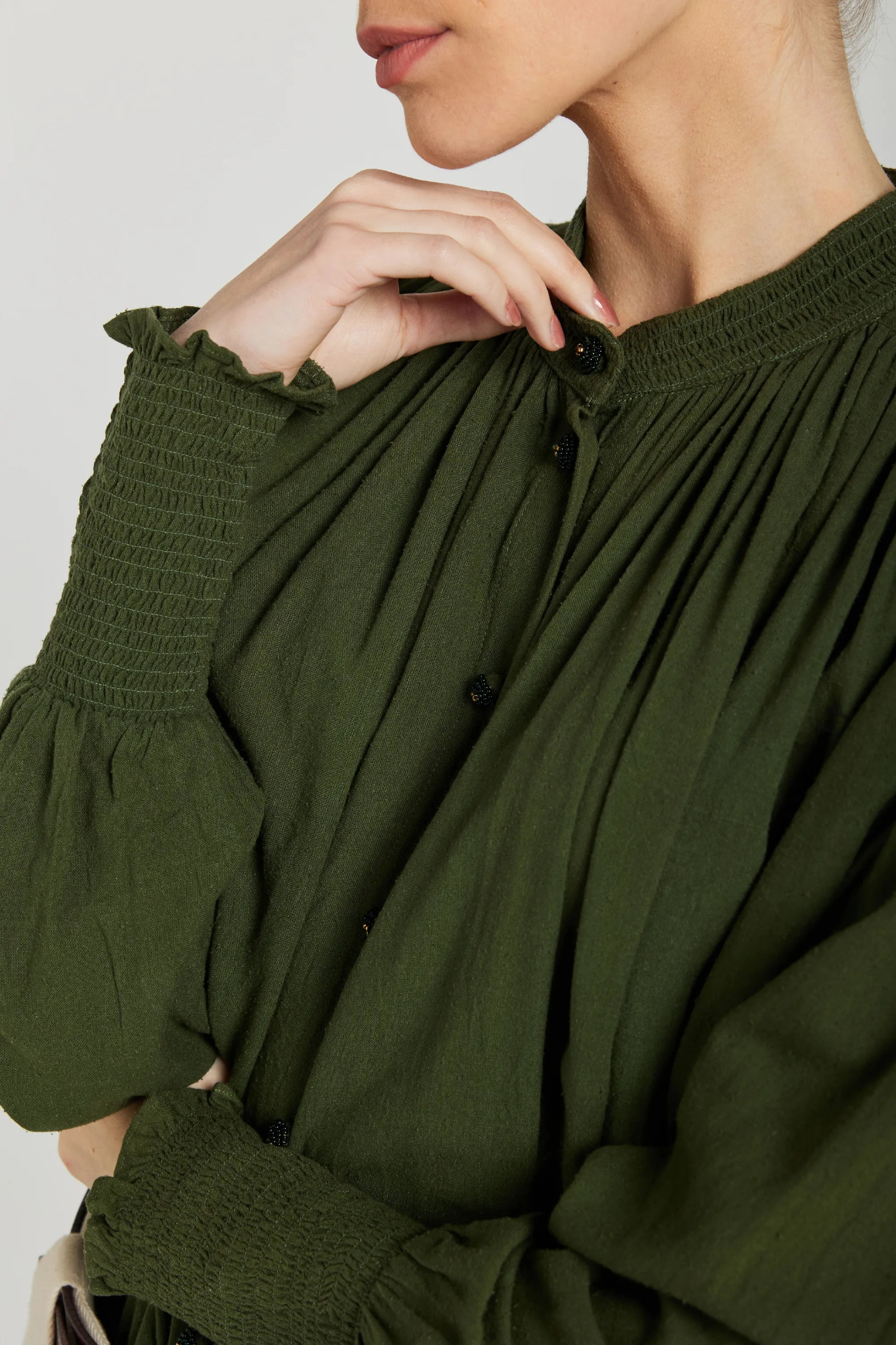 Blouse en soie CESAR