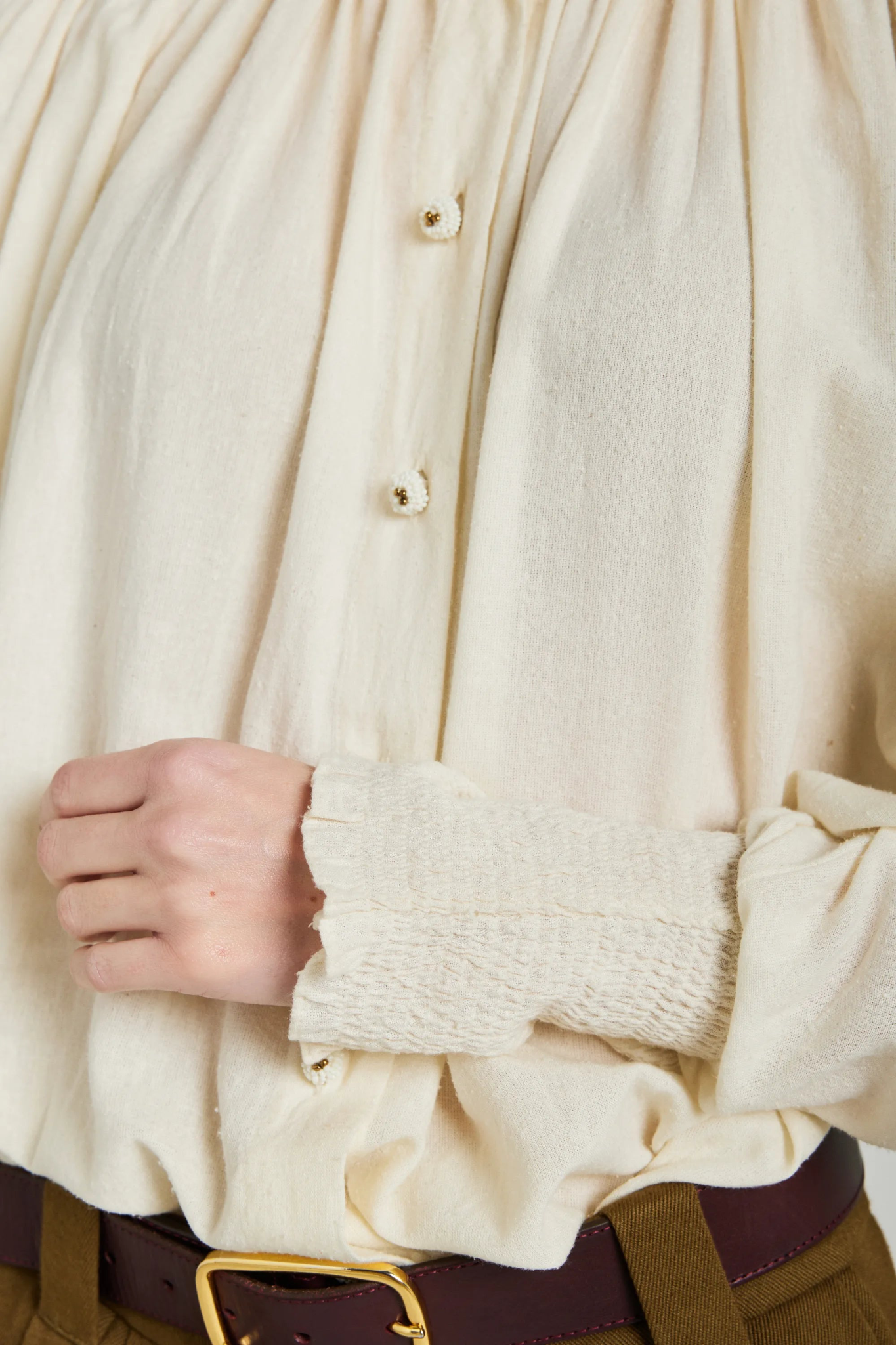 Blouse en soie CESAR
