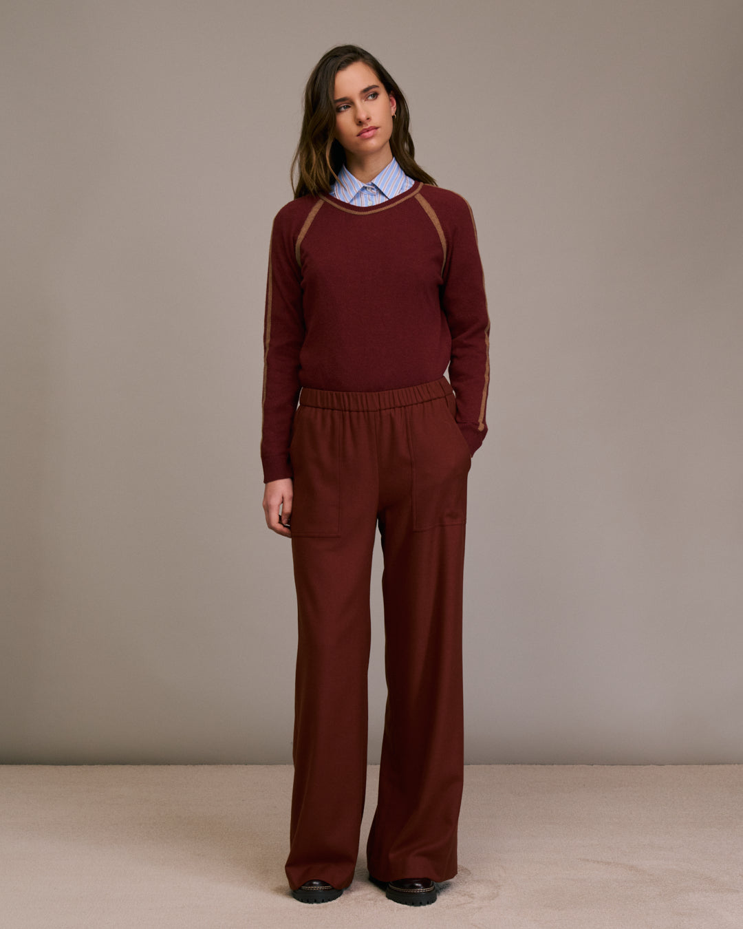 Pantalon large PERILLO 10543