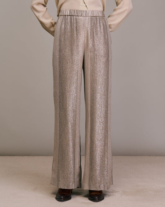 Pantalon large lurex PORTORICO 10644